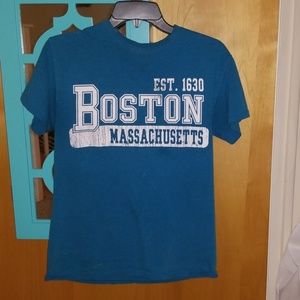 Blue Boston T-shirt